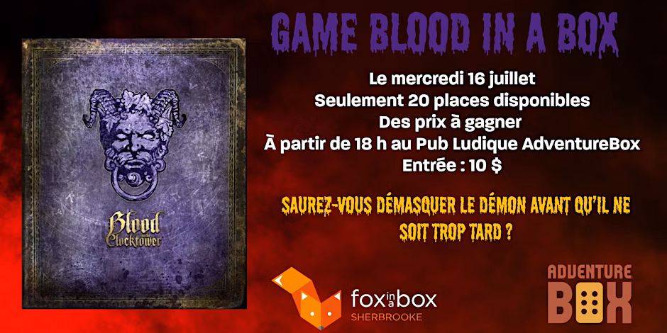 soirée de jeux : gameblood